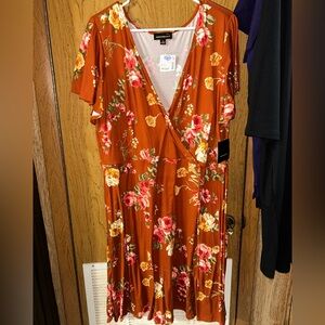 NWT Floral dress size 3x
